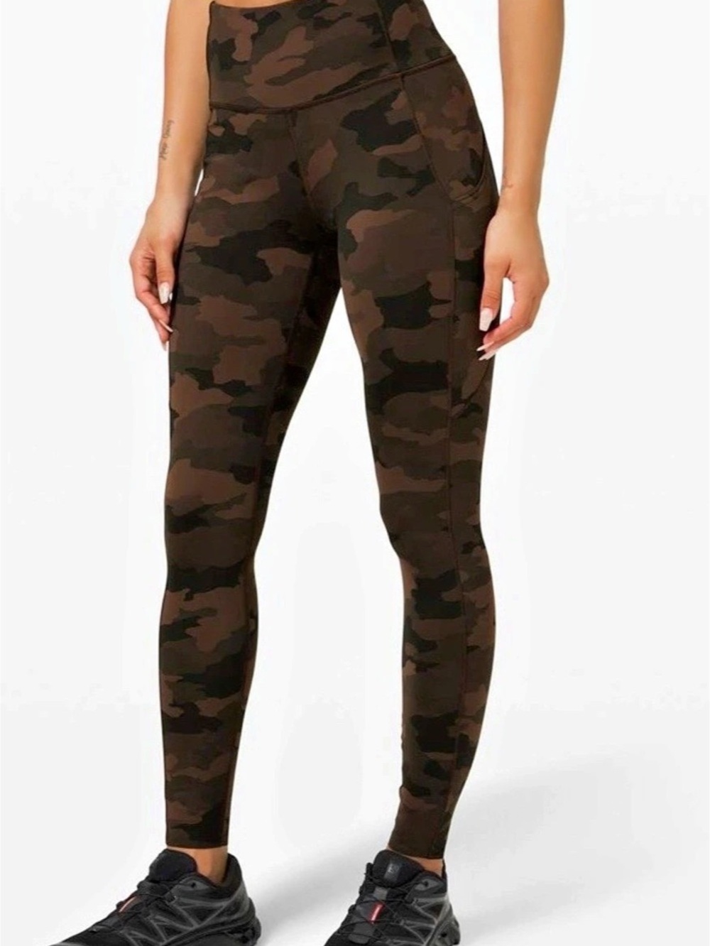 lululemon Fast and Free High-Rise Tight Heritage 365 Camo Brown Earth Multi 12